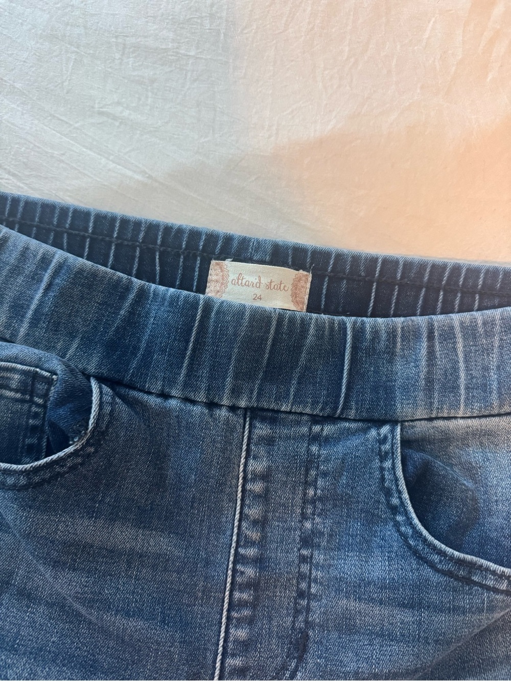 Women’s Dark Wash Stretch Bootcut Jeans - Blue - Picture 2 of 2